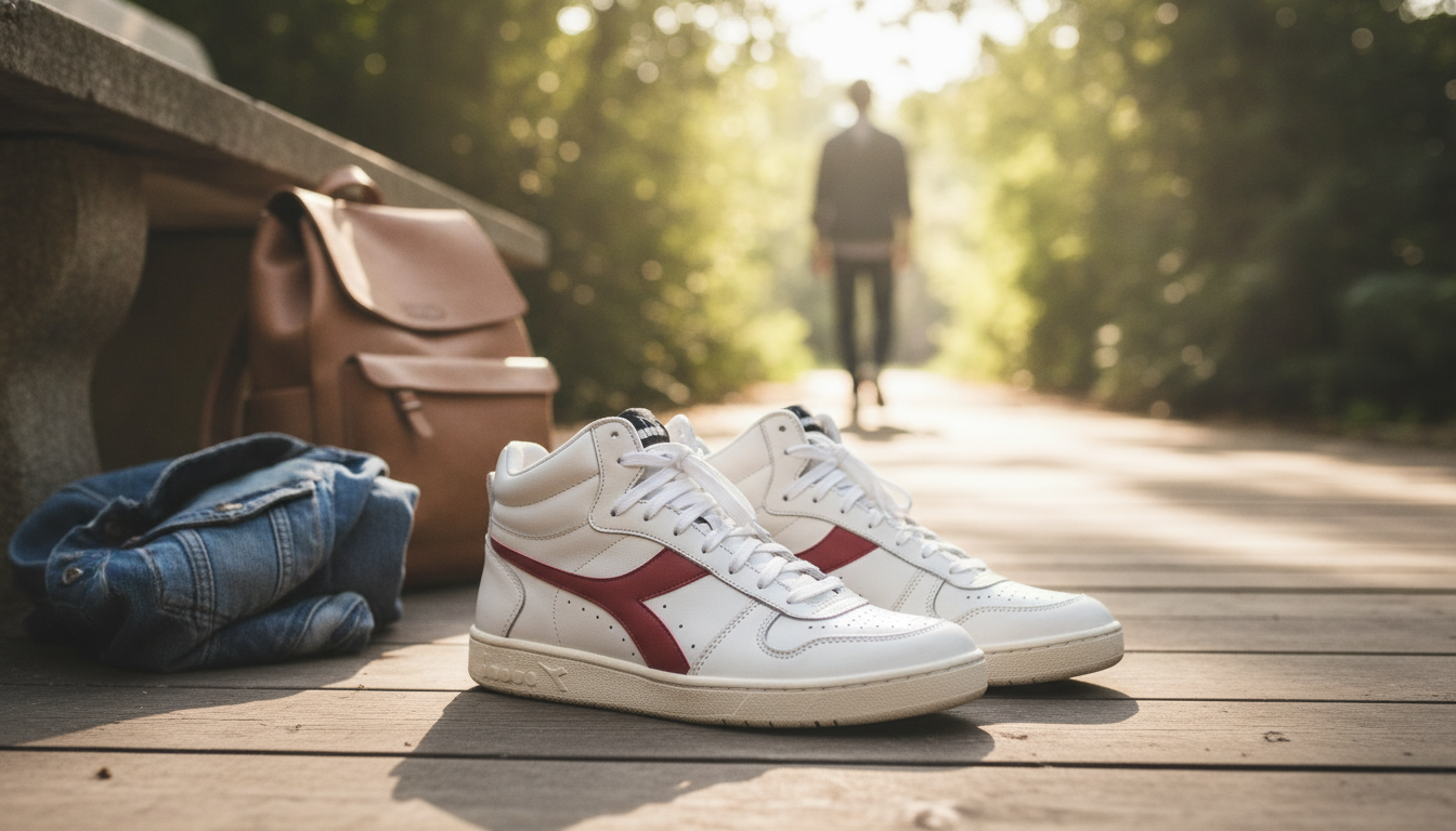 Diadora Men’s Red Leather Sneakers: Style, Fit & Care